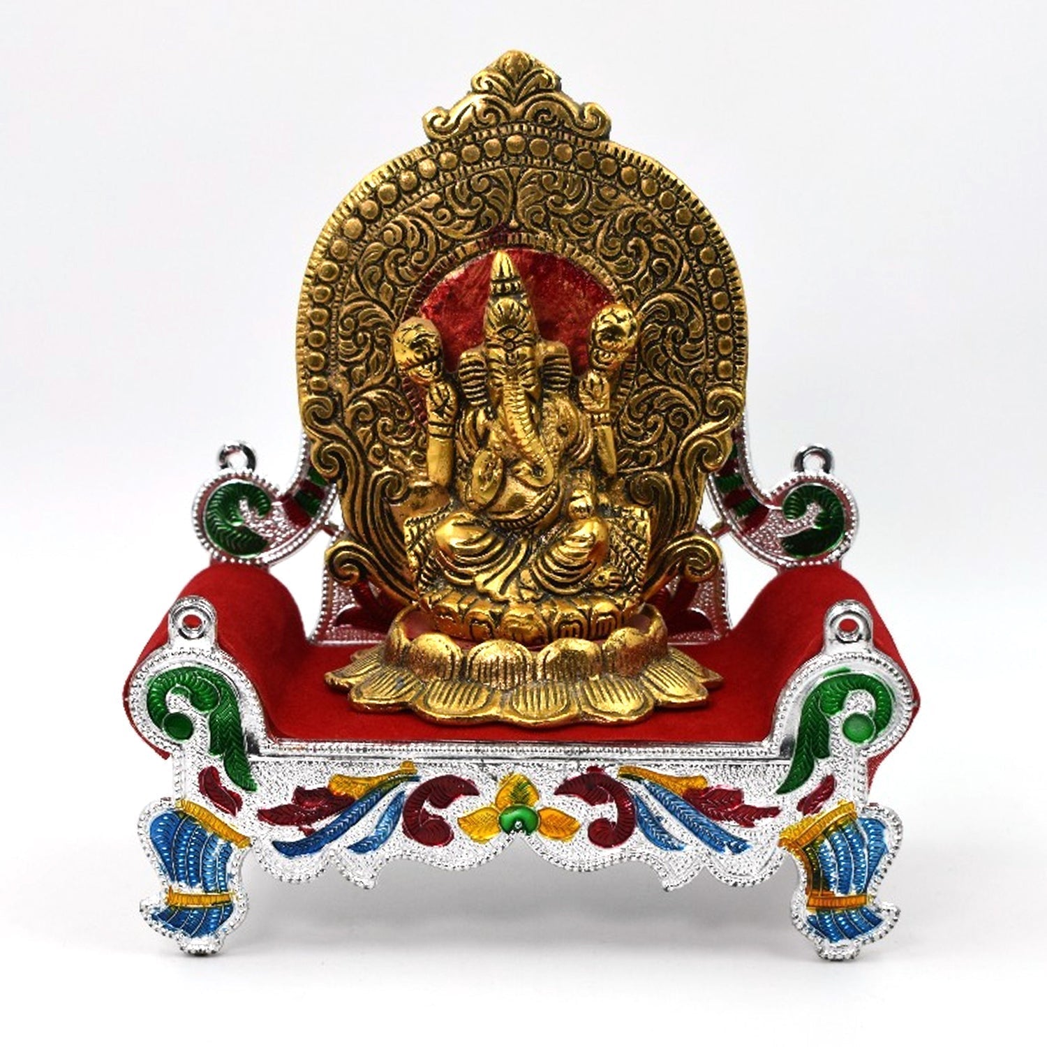 Singhasan Bal Gopal seat for placing god's idol in a sacred place. Singhasan Bal Gopal seat for placing god's idol in a sacred place.